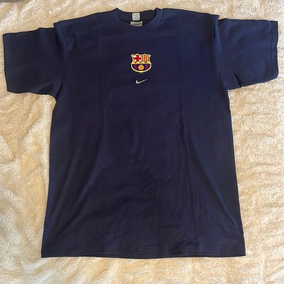 Nike | Shirts | Nike Fc Barcelona Navy Blue Tee L | Poshmark Nike | Shirts | Nike Fc Barcelona Navy Blue Tee L | Poshmark